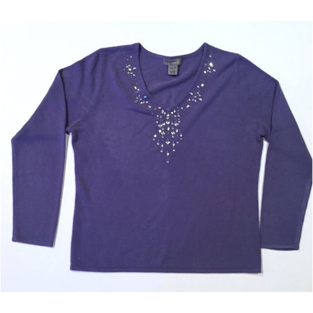 Blue Pullover Sweater - Medium